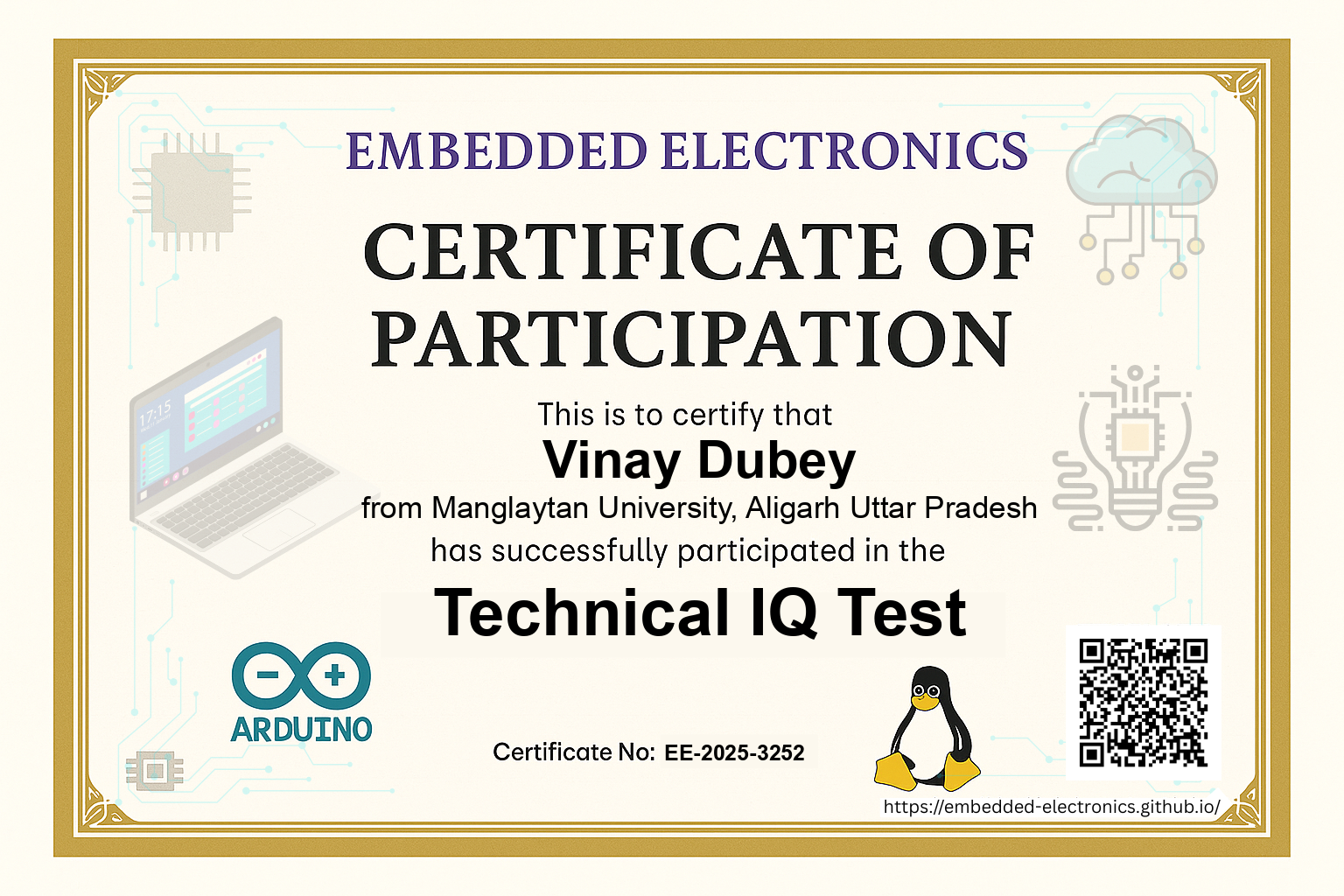 Certificate 2